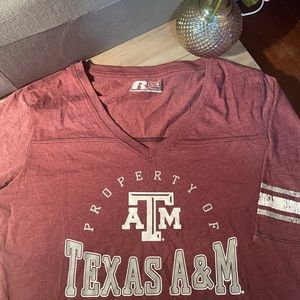 Russell Aggies Property of Texas A&M Women L NWT